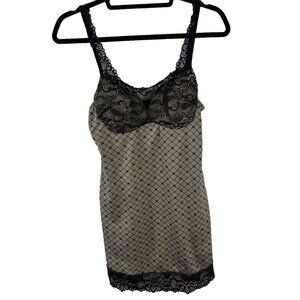 Unbranded Chemise Or Nightgown W/ Lace Bodice Size M
